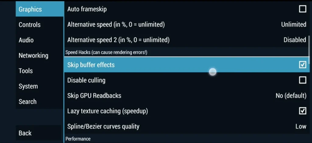 Adjust Graphics Settings